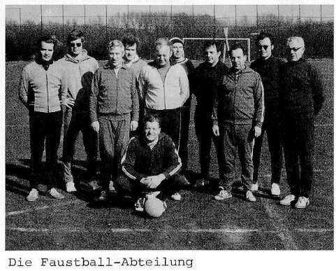 Faustballabteilung1976